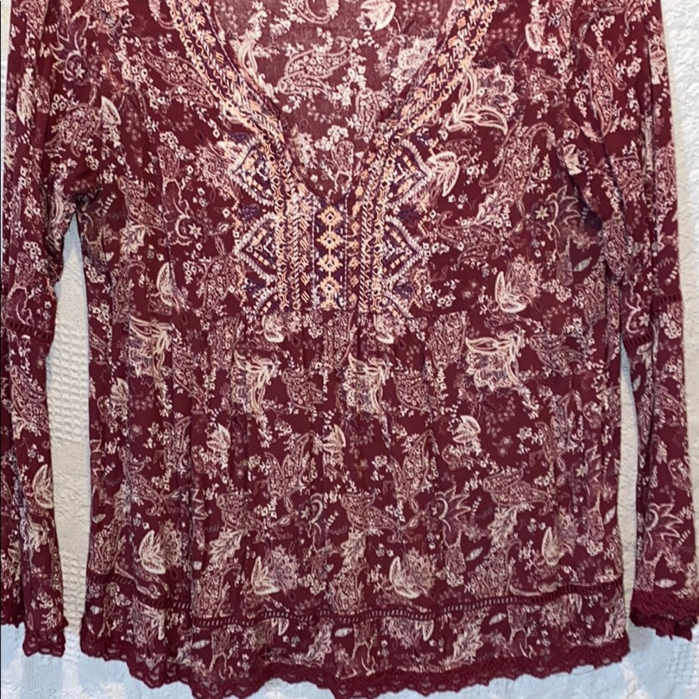 Women’s Flared Long Sleeve Blouse